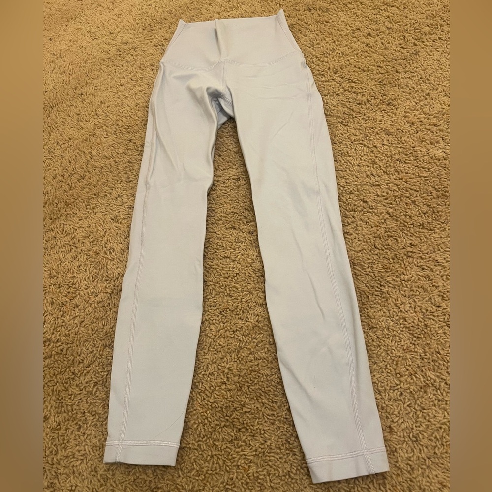 Lululemon Align HR pant 25”. Light blue. Size 2.